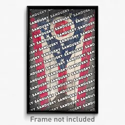 Sandusky Ohio Poster (OH City Souvenir 11x17 Town Print)