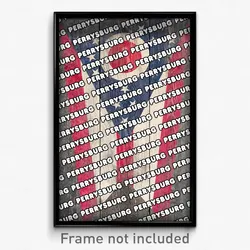 Perrysburg Ohio Poster (OH City Souvenir 11x17 Town Print)