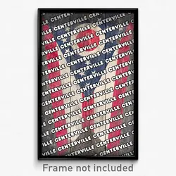 Centerville Ohio Poster (OH City Souvenir 11x17 Town Print)