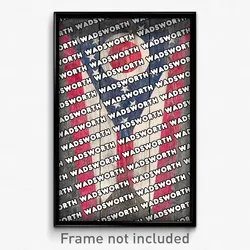 Wadsworth Ohio Poster (OH City Souvenir 11x17 Town Print)