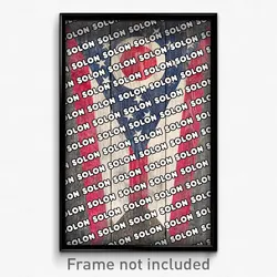 Solon Ohio Poster (OH City Souvenir 11x17 Town Print)