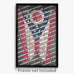 Hudson Ohio Poster (OH City Souvenir 11x17 Town Print)