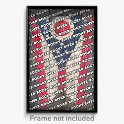 Rocky River Ohio Poster (OH City Souvenir 11x17 Town Print)