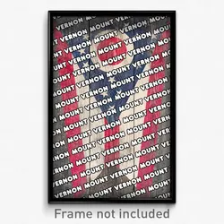 Mount Vernon Ohio Poster (OH City Souvenir 11x17 Town Print)