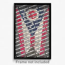 Maumee Ohio Poster (OH City Souvenir 11x17 Town Print)