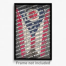 Warrensville Heights Ohio Poster (OH City Souvenir 11x17 Town Print)