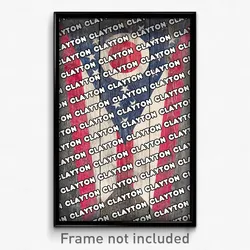 Clayton Ohio Poster (OH City Souvenir 11x17 Town Print)