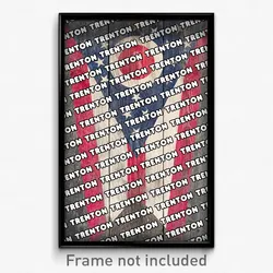 Trenton Ohio Poster (OH City Souvenir 11x17 Town Print)