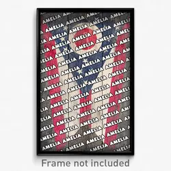 Amelia Ohio Poster (OH City Souvenir 11x17 Town Print)