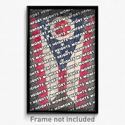 Monfort Heights Ohio Poster (OH City Souvenir 11x17 Town Print)