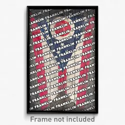 Franklin Ohio Poster (OH City Souvenir 11x17 Town Print)