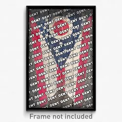 Dent Ohio Poster (OH City Souvenir 11x17 Town Print)