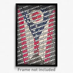 Northbrook Ohio Poster (OH City Souvenir 11x17 Town Print)