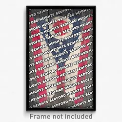 Bedford Heights Ohio Poster (OH City Souvenir 11x17 Town Print)