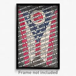 Richmond Heights Ohio Poster (OH City Souvenir 11x17 Town Print)