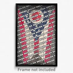 Shiloh Ohio Poster (OH City Souvenir 11x17 Town Print)