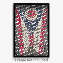 Beckett Ridge Ohio Poster (OH City Souvenir 11x17 Town Print)