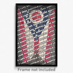 Sheffield Lake Ohio Poster (OH City Souvenir 11x17 Town Print)