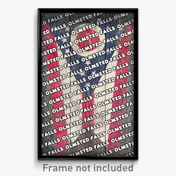 Olmsted Falls Ohio Poster (OH City Souvenir 11x17 Town Print)