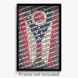 Grandview Heights Ohio Poster (OH City Souvenir 11x17 Town Print)