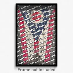 Oberlin Ohio Poster (OH City Souvenir 11x17 Town Print)