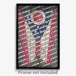 Landen Ohio Poster (OH City Souvenir 11x17 Town Print)