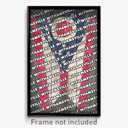 Withamsville Ohio Poster (OH City Souvenir 11x17 Town Print)