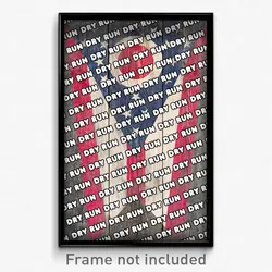 Dry Run Ohio Poster (OH City Souvenir 11x17 Town Print)