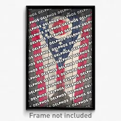 Delphos Ohio Poster (OH City Souvenir 11x17 Town Print)