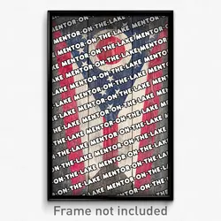 Mentor-on-the-Lake Ohio Poster (OH City Souvenir 11x17 Town Print)