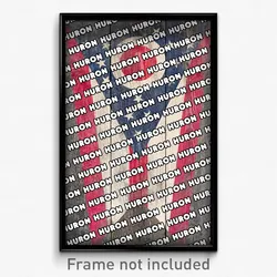 Huron Ohio Poster (OH City Souvenir 11x17 Town Print)