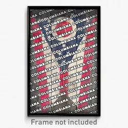 Columbiana Ohio Poster (OH City Souvenir 11x17 Town Print)