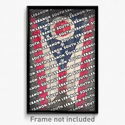 South Lebanon Ohio Poster (OH City Souvenir 11x17 Town Print)