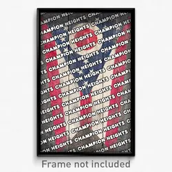 Champion Heights Ohio Poster (OH City Souvenir 11x17 Town Print)