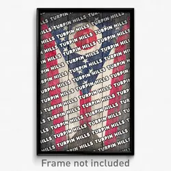 Turpin Hills Ohio Poster (OH City Souvenir 11x17 Town Print)