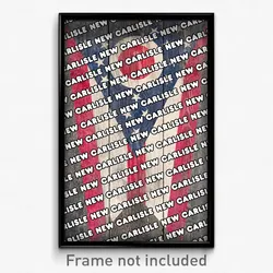 New Carlisle Ohio Poster (OH City Souvenir 11x17 Town Print)