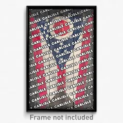 Carlisle Ohio Poster (OH City Souvenir 11x17 Town Print)