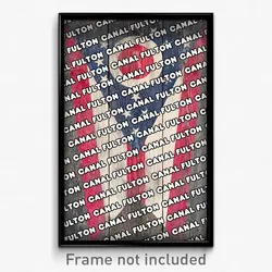 Canal Fulton Ohio Poster (OH City Souvenir 11x17 Town Print)