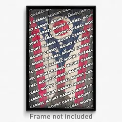Mount Carmel Ohio Poster (OH City Souvenir 11x17 Town Print)