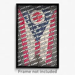 Lake Darby Ohio Poster (OH City Souvenir 11x17 Town Print)
