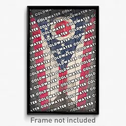 Coldwater Ohio Poster (OH City Souvenir 11x17 Town Print)