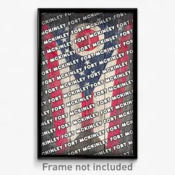 Fort McKinley Ohio Poster (OH City Souvenir 11x17 Town Print)