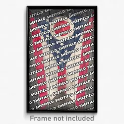 Sheffield Ohio Poster (OH City Souvenir 11x17 Town Print)