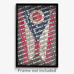 Waverly Ohio Poster (OH City Souvenir 11x17 Town Print)