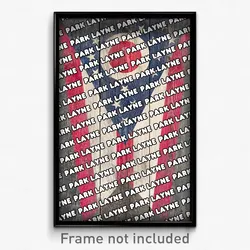 Park Layne Ohio Poster (OH City Souvenir 11x17 Town Print)