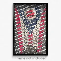 Mineral Ridge Ohio Poster (OH City Souvenir 11x17 Town Print)