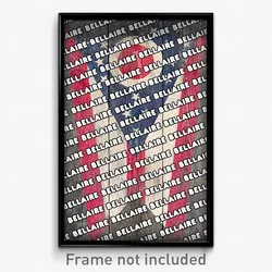 Bellaire Ohio Poster (OH City Souvenir 11x17 Town Print)