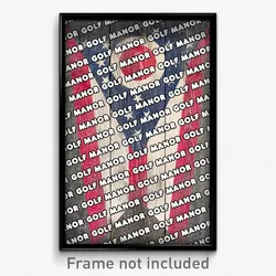 Golf Manor Ohio Poster (OH City Souvenir 11x17 Town Print)