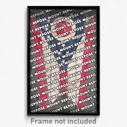 Mount Repose Ohio Poster (OH City Souvenir 11x17 Town Print)