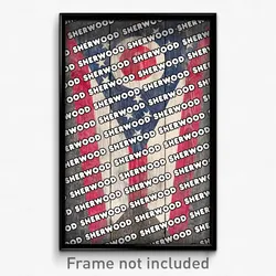 Sherwood Ohio Poster (OH City Souvenir 11x17 Town Print)